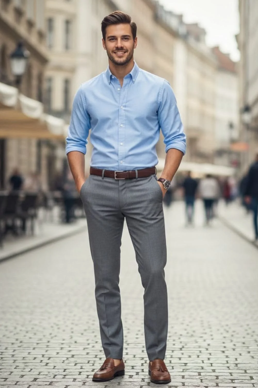 Referência de look masculino — Esporte Fino