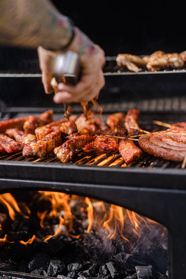 Churrasco na brasa